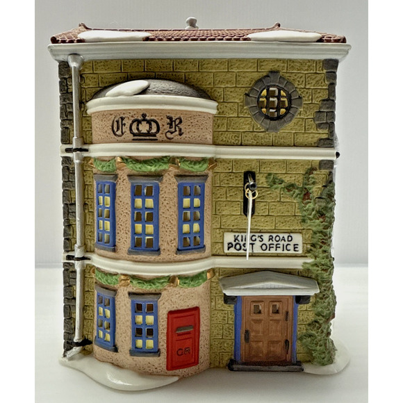 Dept 56 The Collection Dickens Village Series King's Road Post Office No Cord - Picture 1 of 12